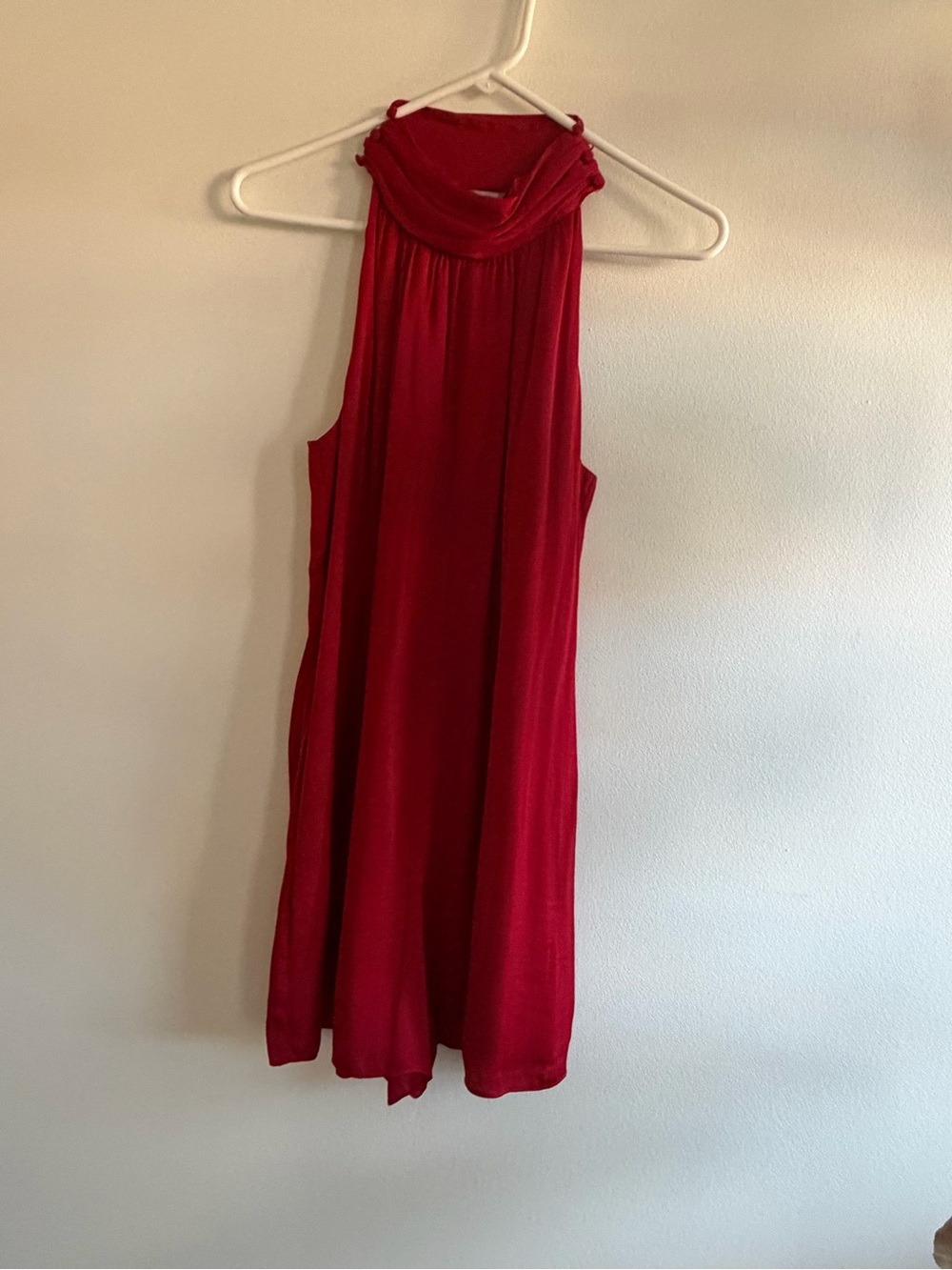 Naked Zebra Red Dressy Romper | Flowy & Elegant | Sleeveless